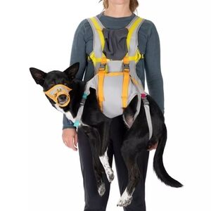 Ruffwear BackTrak Evacuation Kit Dog Harness, Cloudburst Gray, Medium